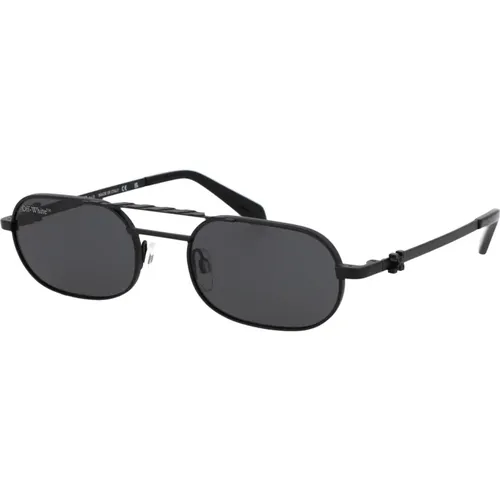 Stylische Baltimore Sonnenbrille für den Sommer , unisex, Größe: 54 MM - Off White - Modalova