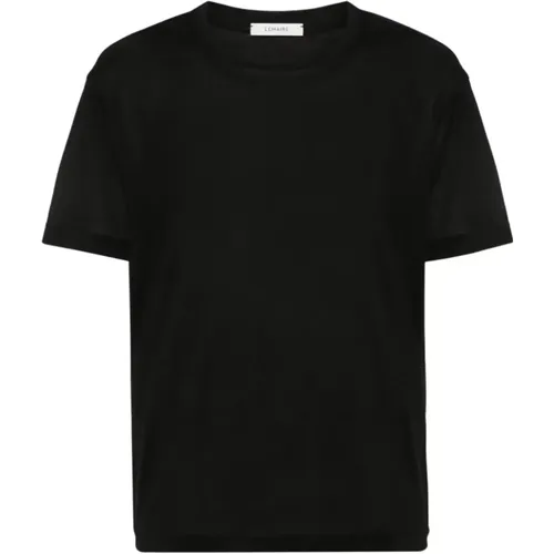 Schwarzes Weiches T-Shirt , Herren, Größe: M - Lemaire - Modalova