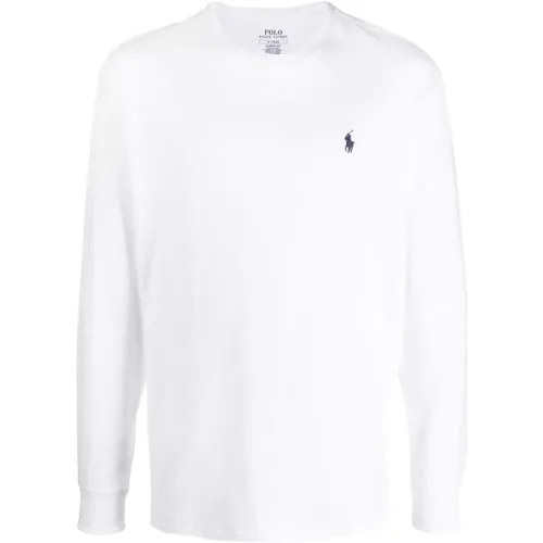 Embroidered Cotton Long-sleeve T-shirt , male, Sizes: 2XL - Ralph Lauren - Modalova
