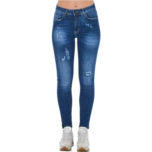 Skinny Denim Jeans , female, Sizes: W27, W26 - Frankie Morello - Modalova