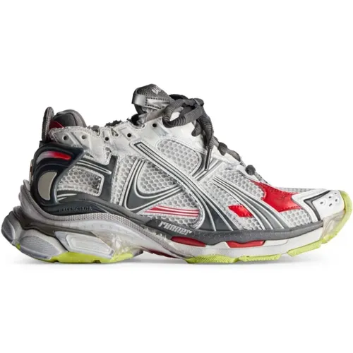Multicolour Runner Sneakers , male, Sizes: 7 UK - Balenciaga - Modalova