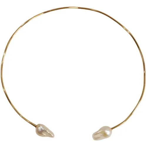Tahiti Perlen Choker Halskette , Damen, Größe: ONE Size - Malababa - Modalova
