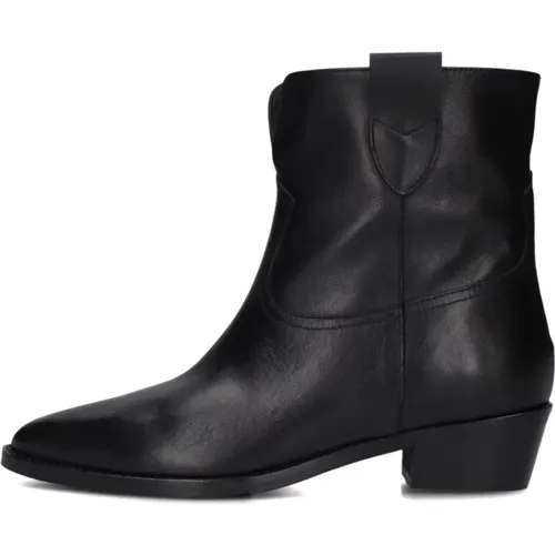 Schwarze Wildleder Stiefeletten - Notre-v - Modalova