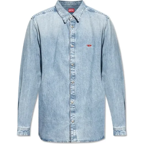 Denim Hemd D-Simply , Herren, Größe: L - Diesel - Modalova