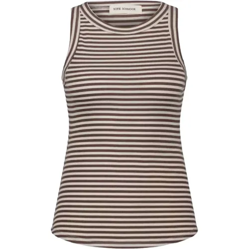 Sleeveless Striped Top , female, Sizes: L, M, S, XL, XS - Sofie Schnoor - Modalova