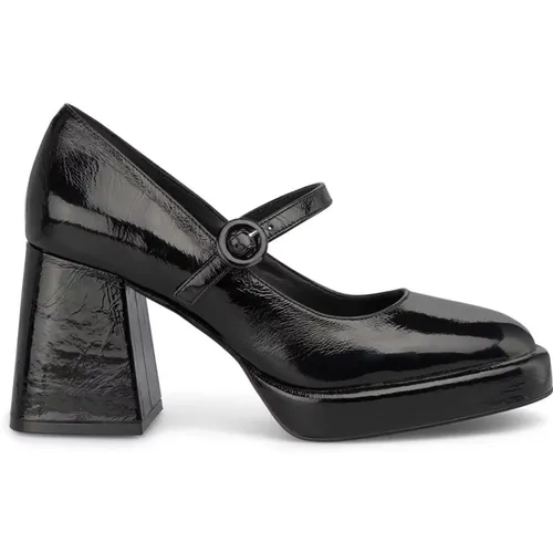 Patent leather high heels , female, Sizes: 4 UK, 6 UK, 8 UK, 3 UK, 7 UK, 2 UK, 9 UK, 5 UK - Alma en Pena - Modalova