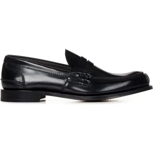 Schwarze Flache Slip-on Schuhe - Church's - Modalova