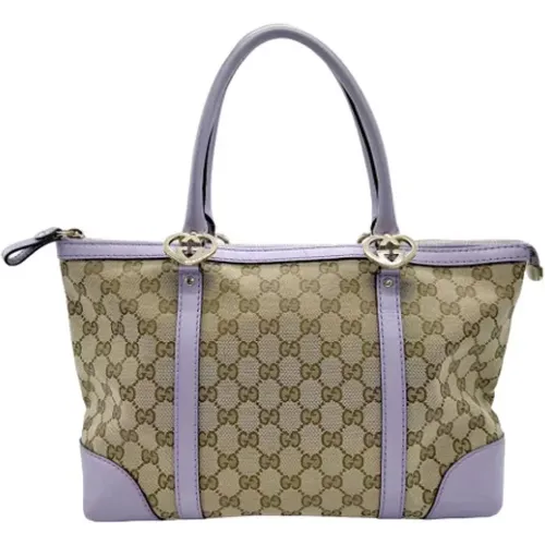 Pre-owned Canvas gucci-bags , female, Sizes: ONE SIZE - Gucci Vintage - Modalova