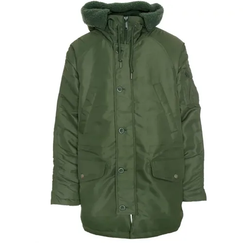 Adjustable Hooded Parka with Plush Lining , male, Sizes: XL, L, M - Carhartt WIP - Modalova