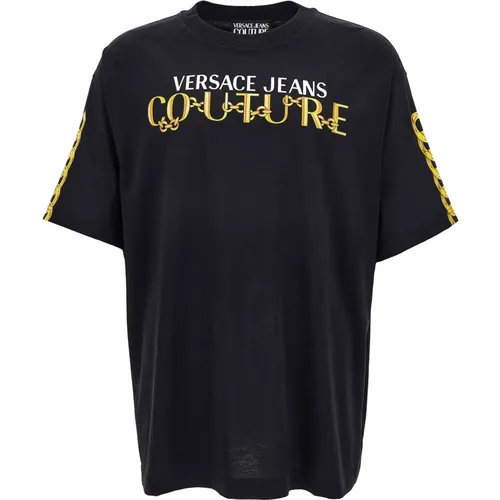 T-Shirts und Polos , Herren, Größe: S - Versace Jeans Couture - Modalova