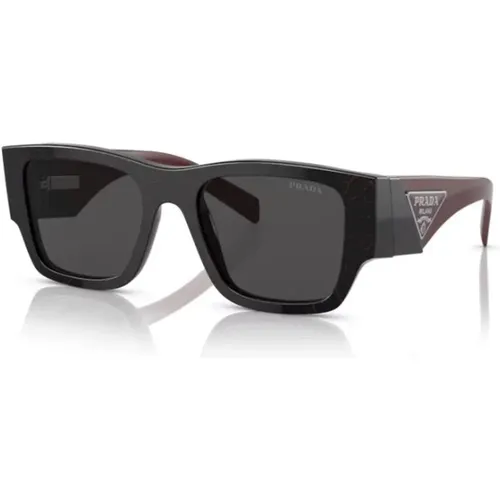 Schwarze elegante Sonnenbrille - Prada - Modalova