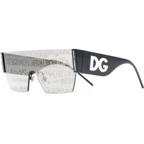 Black Sunglasses with Original Case , male, Sizes: 43 MM - Dolce & Gabbana - Modalova