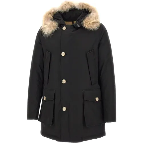 Coats with Teflon Coating , male, Sizes: L, S, M, XL - Woolrich - Modalova