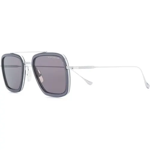 Graue Sonnenbrille mit Original-Etui , Herren, Größe: 52 MM - Dita - Modalova