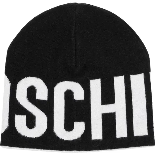 Multicolor Logo Beanie Moschino - Moschino - Modalova