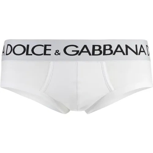 Baumwoll-Slip-Set mit Logo-Band , Herren, Größe: M - Dolce & Gabbana - Modalova