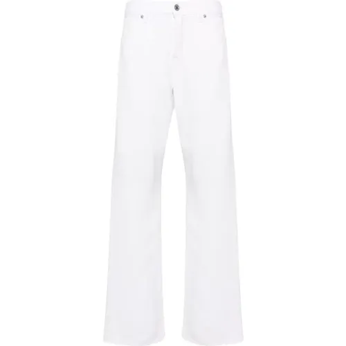 Tencel Fabric 5-Pocket Pants, Regular Waist , female, Sizes: W25 - 7 For All Mankind - Modalova