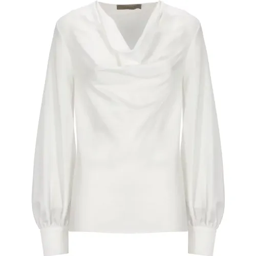 V-Neck Blouse Long Sleeves , female, Sizes: S, XS - D.Exterior - Modalova