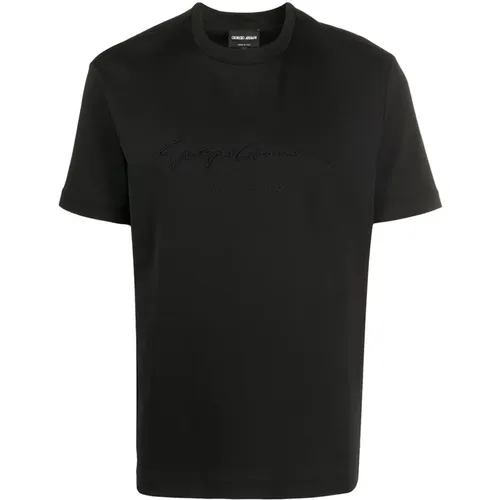 T-Shirt , male, Sizes: XL, 2XL - Giorgio Armani - Modalova