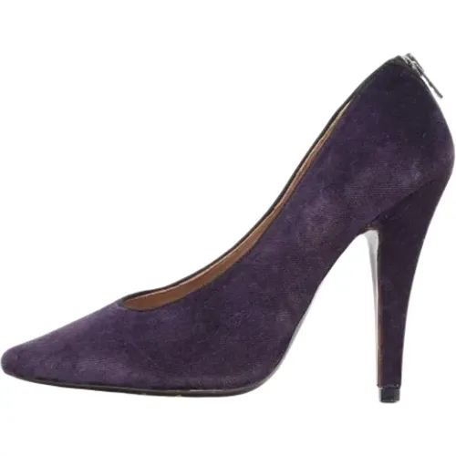 Pre-owned Samt heels , Damen, Größe: 37 EU - Chloé Pre-owned - Modalova