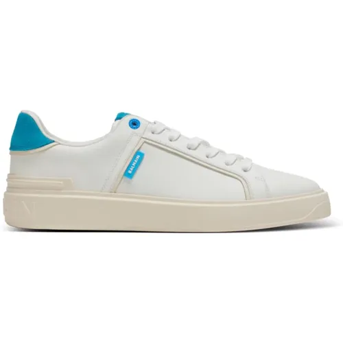 B-Court trainers in leather and suede - Balmain - Modalova