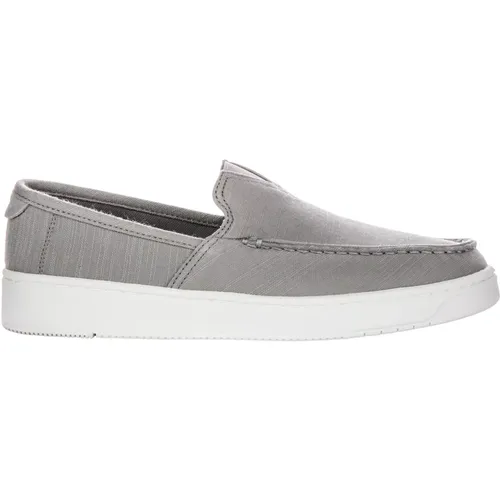 Grey Slip-On Loafers Men's Shoes , male, Sizes: 8 UK, 9 UK, 10 1/2 UK, 11 UK, 12 UK, 10 UK, 8 1/2 UK, 9 1/2 UK, 7 UK, 6 1/2 UK - TOMS - Modalova
