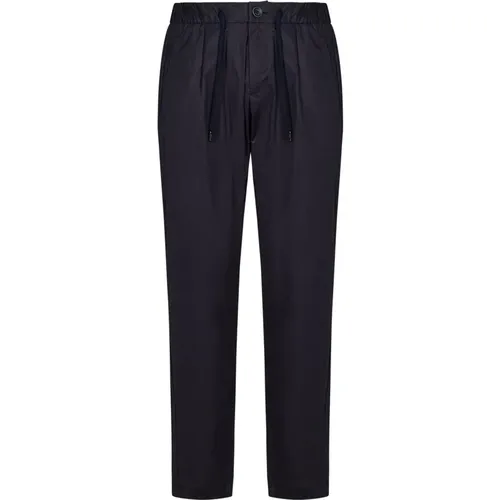 Trousers with Elasticated Waistband , male, Sizes: M - Herno - Modalova
