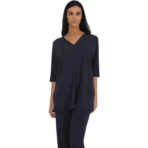 V-Neck Locarno Blouse , female, Sizes: L - Max Mara - Modalova