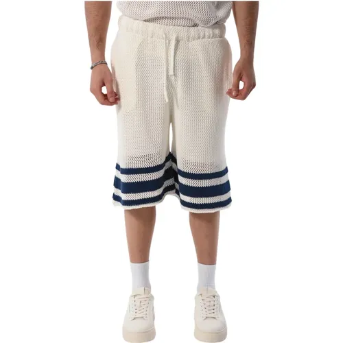 Knit Stripe Bermuda Shorts , male, Sizes: 2XL, L, XL, M - Arte Antwerp - Modalova