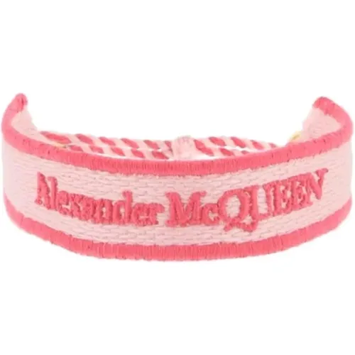 Besticktes Armband mit Skull Logo , Damen, Größe: ONE Size - alexander mcqueen - Modalova