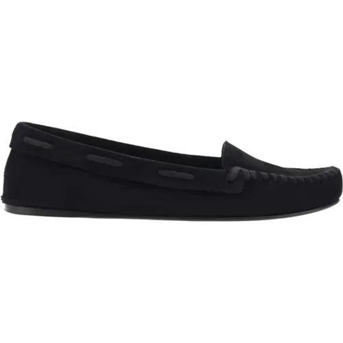 Leather Loafers with Leather Detail , female, Sizes: 5 UK, 2 UK, 4 UK, 6 UK, 7 UK, 3 UK - The Row - Modalova