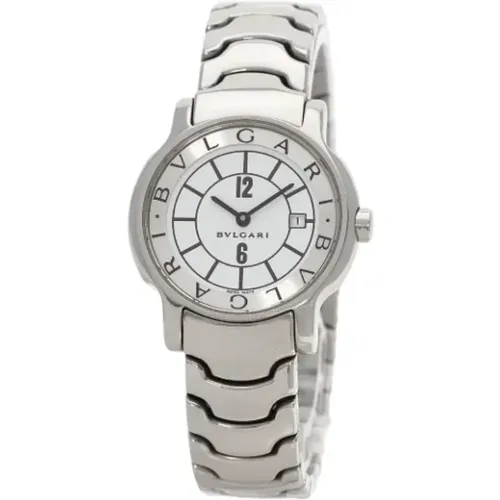 Pre-owned Stainless Steel watches , female, Sizes: ONE SIZE - Bvlgari Vintage - Modalova