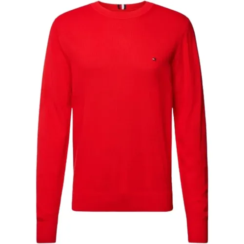 Herren Chain Ridge C-Neck Pullover , Herren, Größe: 2XL - Tommy Hilfiger - Modalova