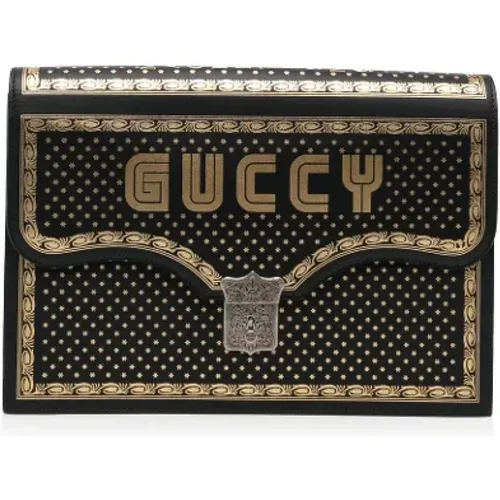 Pre-owned Leder clutches - Gucci Vintage - Modalova