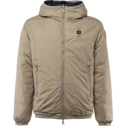 Beige Kurze Jacken Blauer - Blauer - Modalova