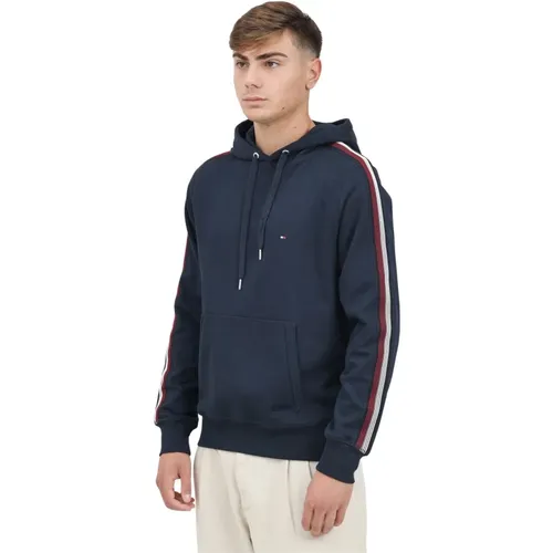 Gestreifter Hoodie-Pullover - Tommy Hilfiger - Modalova