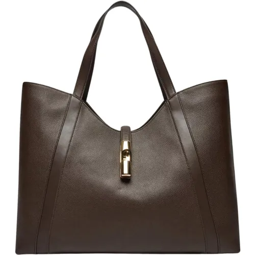 Elegante Hobo-Tasche in Schokolade - Furla - Modalova