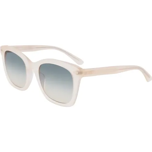 Blue Shaded Sunglasses,Stylische Sonnenbrille CK21506S,Havana/ Shaded Sunglasses,/Blue Sunglasses Ck21506S - Calvin Klein - Modalova