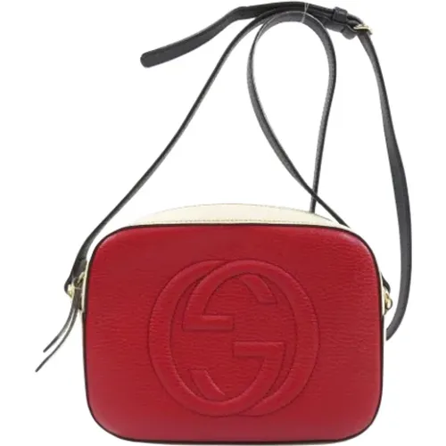 Pre-owned Leather Gucci Shoulder Bag , female, Sizes: ONE SIZE - Gucci Vintage - Modalova