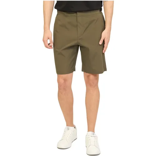 Grüne Bermuda-Shorts mit Sorona-Faser - Ecoalf - Modalova