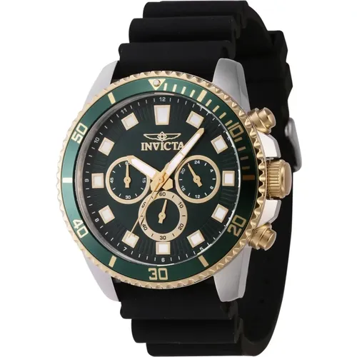 Pro Diver Quartz Watch Green Dial , male, Sizes: ONE SIZE - Invicta Watches - Modalova