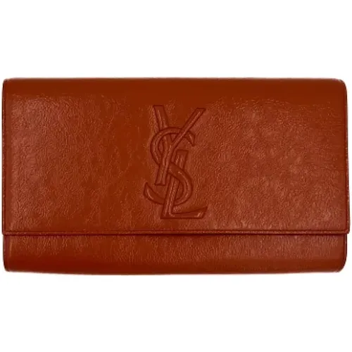 Pre-owned Leder clutches - Yves Saint Laurent Vintage - Modalova