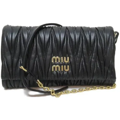 Pre-owned Leder schultertasche - Miu Miu Pre-owned - Modalova