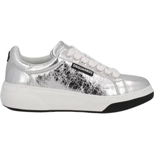 Sneakers Silver , female, Sizes: 5 UK, 3 UK, 4 UK - Dsquared2 - Modalova