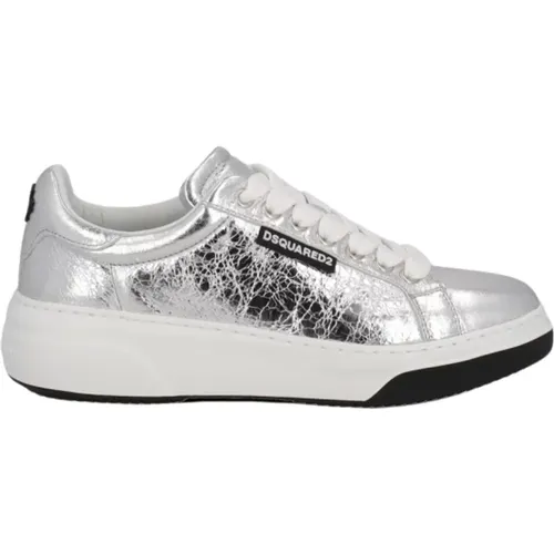 Sneakers Silver , female, Sizes: 5 UK, 3 UK, 4 UK, 6 UK, 4 1/2 UK, 5 1/2 UK - Dsquared2 - Modalova