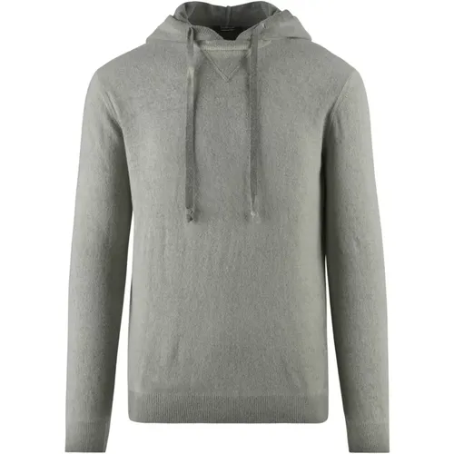 Hooded Wool Sweater , male, Sizes: 2XL, XL, S, 3XL - BomBoogie - Modalova