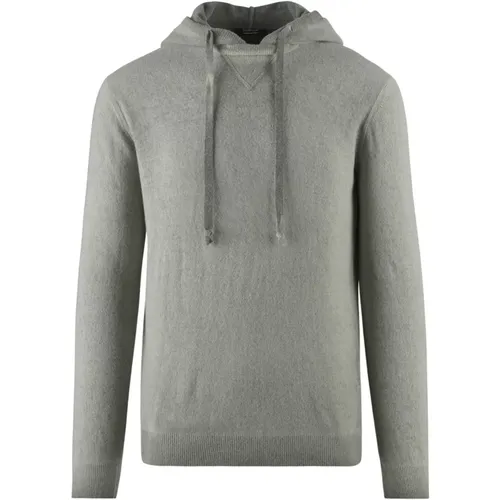 Hooded Wool Sweater , male, Sizes: L, S - BomBoogie - Modalova