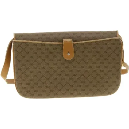 Gebrauchte Canvas Gucci Tasche - Gucci Vintage - Modalova