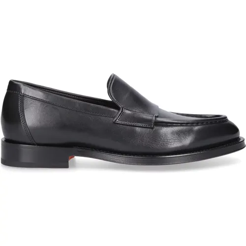 Classic Suede Loafers for Men , male, Sizes: 9 1/2 UK, 7 1/2 UK - Santoni - Modalova
