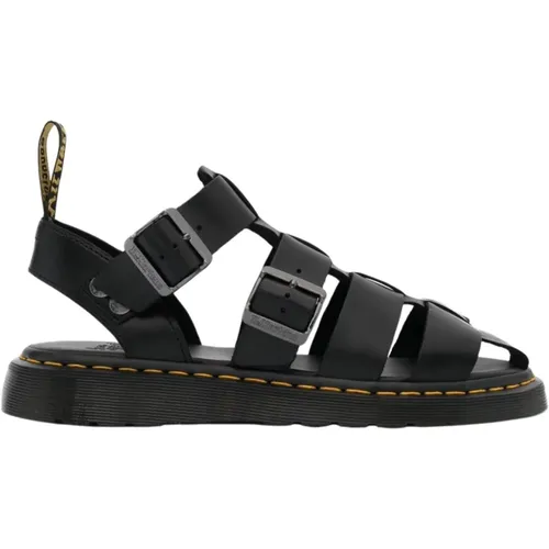 Caged Leather Sandals , female, Sizes: 4 UK, 3 UK - Dr. Martens - Modalova